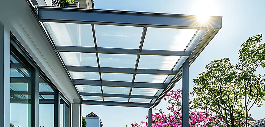 Glass Patio Roof Installation in Arlington Heights